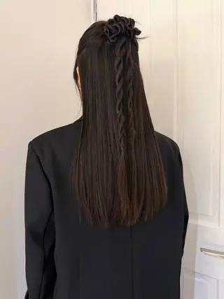 ロング 蘭々/レイヤーカット /ナチュラルヘアのヘアスタイル