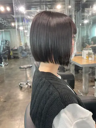 ショート カラー ヘアアレンジ キッズ アイブロウ 【縮毛矯正ブリーチ】 MANATO🌈のヘアスタイル