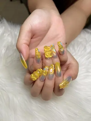 ミディアム ネイル 《LB》ラブリエ Nail&eyeのマツエク・マツパデザイン