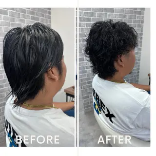 パーマ メンズ Noyヨシモト ヒロトのヘアスタイル