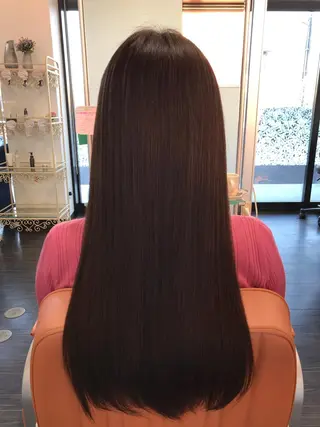ロング 野澤 朱里のヘアスタイル