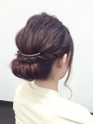 セミロング ロング ヘアアレンジ 沢田 瞳のヘアスタイル
