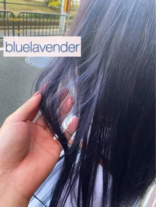 セミロング カラー 土畑 博矢のヘアスタイル