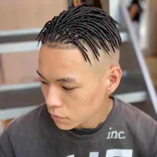 ショート カラー パーマ ヘアアレンジ メンズ キッズ ネイル マツエク・マツパ 中元 淳のヘアスタイル