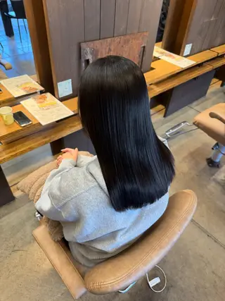 セミロング 美髪縮毛矯正/ 髪質改善/愛敬響のヘアスタイル