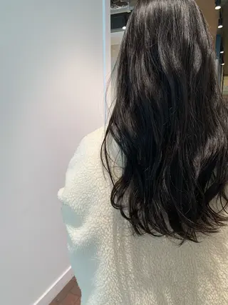 ロング カラー 透明感カラー/ボブ 今気になること占う人のヘアスタイル