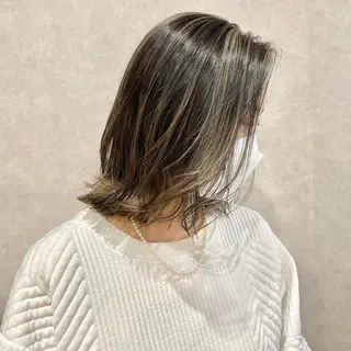 ミディアム カラー 一ノ瀬 暁のヘアスタイル