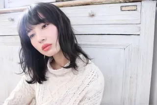 ミディアム カラー パーマ ooit 【オーイット】のヘアスタイル