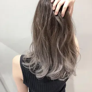 セミロング カラー 美髪専門サロン kazuのヘアスタイル