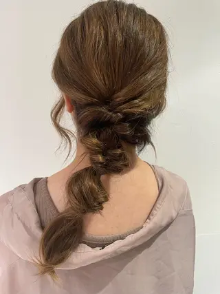 ロング ヘアアレンジ ミディアム/ボブ 六本木/佐藤ゆり🎀のヘアスタイル