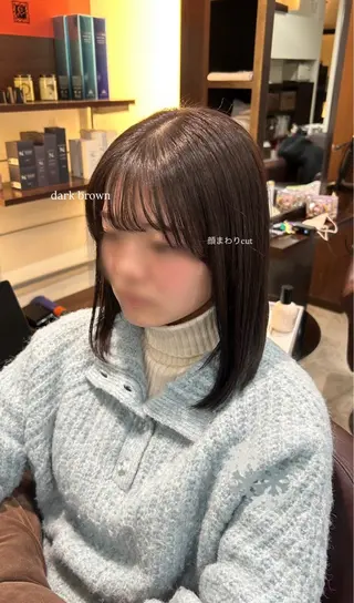 ミディアム カラー 坂本奈都美 🎀のヘアスタイル