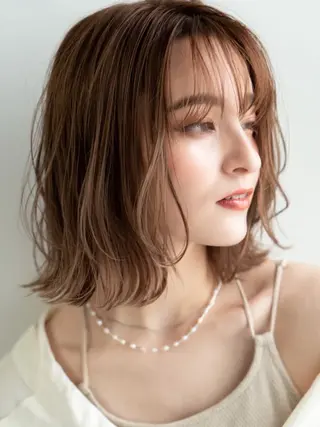 ミディアム 千壽 ちよのヘアスタイル