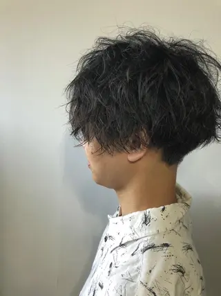 メンズ 森本裕/オーナー/ ハイトーン/パーマのヘアスタイル