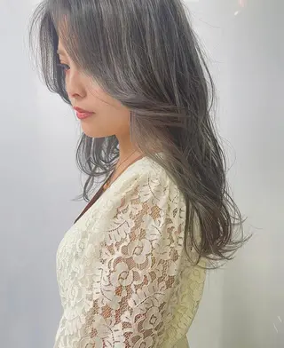 セミロング ヘアアレンジ 古賀 侑磨のヘアスタイル