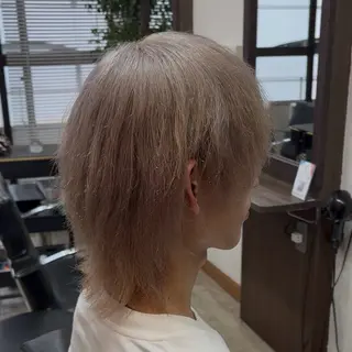 カラー メンズ メンズハイトーン特化 てるぼうのヘアスタイル