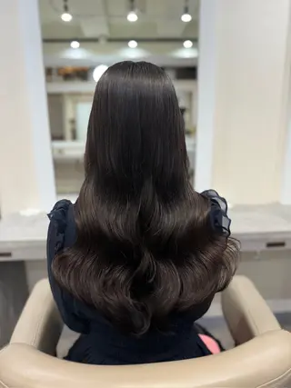 カラー ワンホン風ヘア まなのヘアスタイル