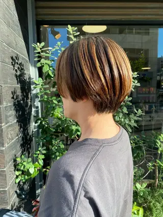 ショート こやなぎ れいなのヘアスタイル