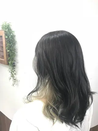セミロング カラー 澤田 拓己のヘアスタイル