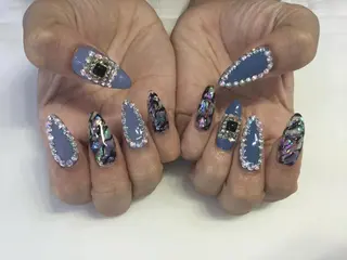 ネイル 💎🐰 saki. m 🐰💎のネイルデザイン