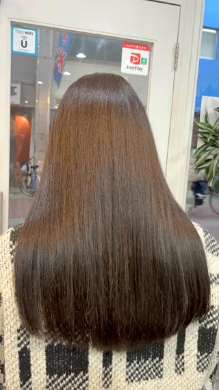 カラー 艶髪🥣透明感カラー 🫧前田奈津実のヘアスタイル