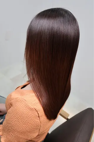 セミロング カラー 金森 斗夢のヘアスタイル