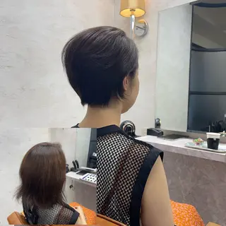 ショート カラー 黒崎 勝巳のヘアスタイル