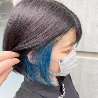 ショート カラー ボブ指名No.1 🌼chidaのヘアスタイル
