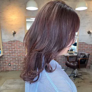 ロング カラー tocolaso 柏所属・レイヤーカット/ 根本瑠実のヘアスタイル