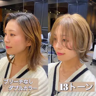ショート カラー 透明感カラー🌿 グレージュ🐺陽介のヘアスタイル