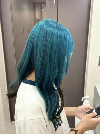 セミロング カラー ✨【公式】 juhl.横浜✨のヘアスタイル