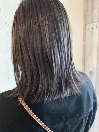 ミディアム カラー MAYU 💚森下のヘアスタイル