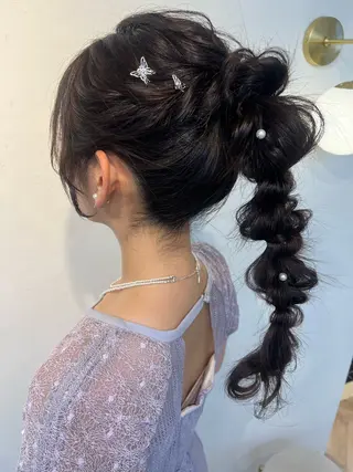 ヘアアレンジ 大人可愛いヘアメイク 💋🧚‍♀️しずかのヘアスタイル