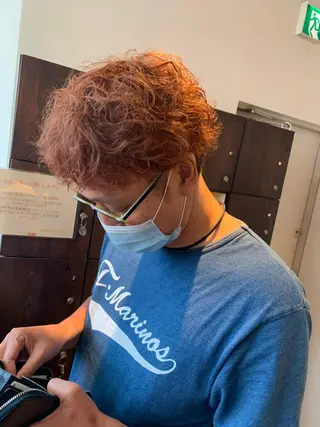 メンズ ハイトーンカラー🩵 耳ツボジュエリー👂のその他イメージ