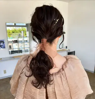 ロング 小澤 志穂のヘアスタイル