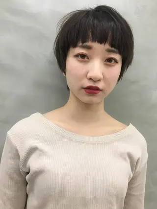 ショート モエ 代々木公園/神山町のヘアスタイル