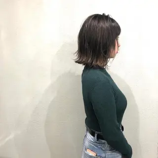 ミディアム カラー ショート/ボブ/ 白髪染め/メンズ葛西のヘアスタイル