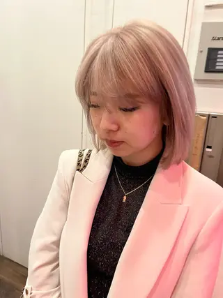 ミディアム カラー 逢坂 智也のヘアスタイル