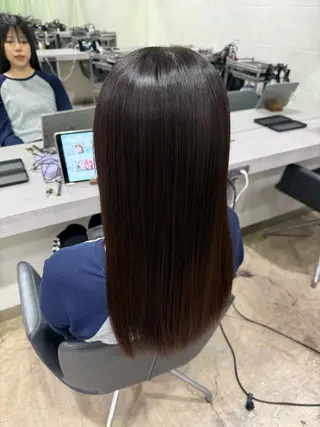 ロング 白髪率別白髪ぼかし /なおき/表参道のヘアスタイル