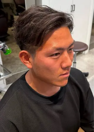 メンズ ハイトーン/ダブル カラー/あやかのヘアスタイル