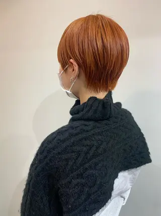 ショート カラー stylist店長 岡本真依のヘアスタイル