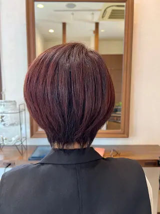 カラー むらたナチュラルパー マ🌀透明感カラーのヘアスタイル