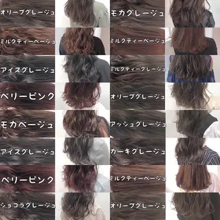 カラー 💖ブリーチなし透明 感💖ASAHIのヘアスタイル