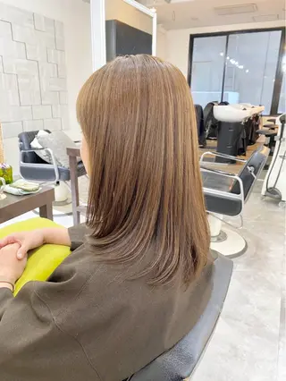 セミロング ショート/ボブ /髪質改善縮毛矯正のヘアスタイル