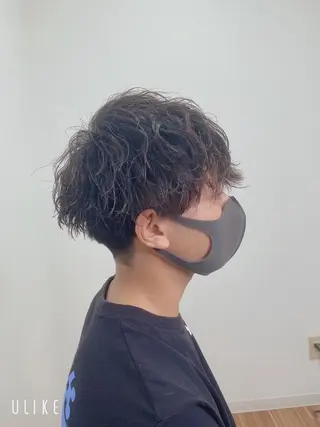 パーマ メンズ くろだ まみのヘアスタイル