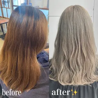 ロング タカツド ユウキのヘアスタイル