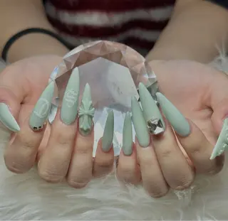 ネイル 銀河_ Chan nailsのネイルデザイン