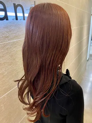 ロング カラー 縮毛矯正/髪質改善 インナーカラーせいぎのヘアスタイル