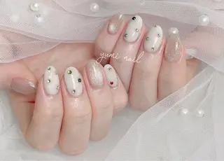 ネイル 𝐲𝐮𝐦𝐢🎀 長さ出しデザイン専門のネイルデザイン