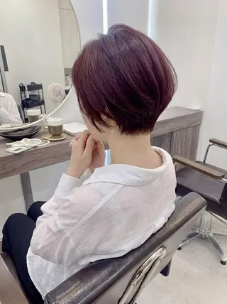 ショート 桜木町2分/くびれ /ボブ/ナチュラルのヘアスタイル