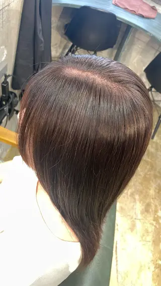 セミロング ニュアンスカラー/ 🫧レミ(坊主)のヘアスタイル